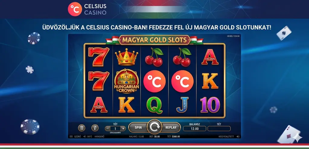 Celsius casino magyar áttekintés főoldal