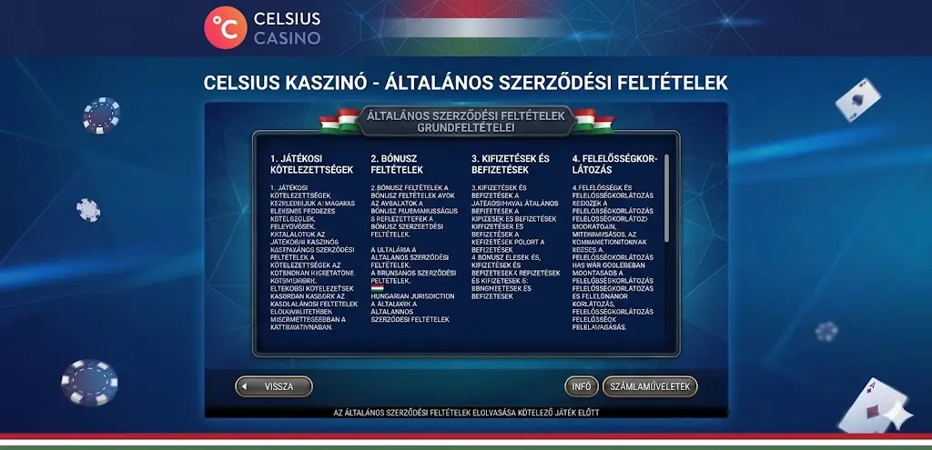 Felhasználási feltételek és jogi szabályok